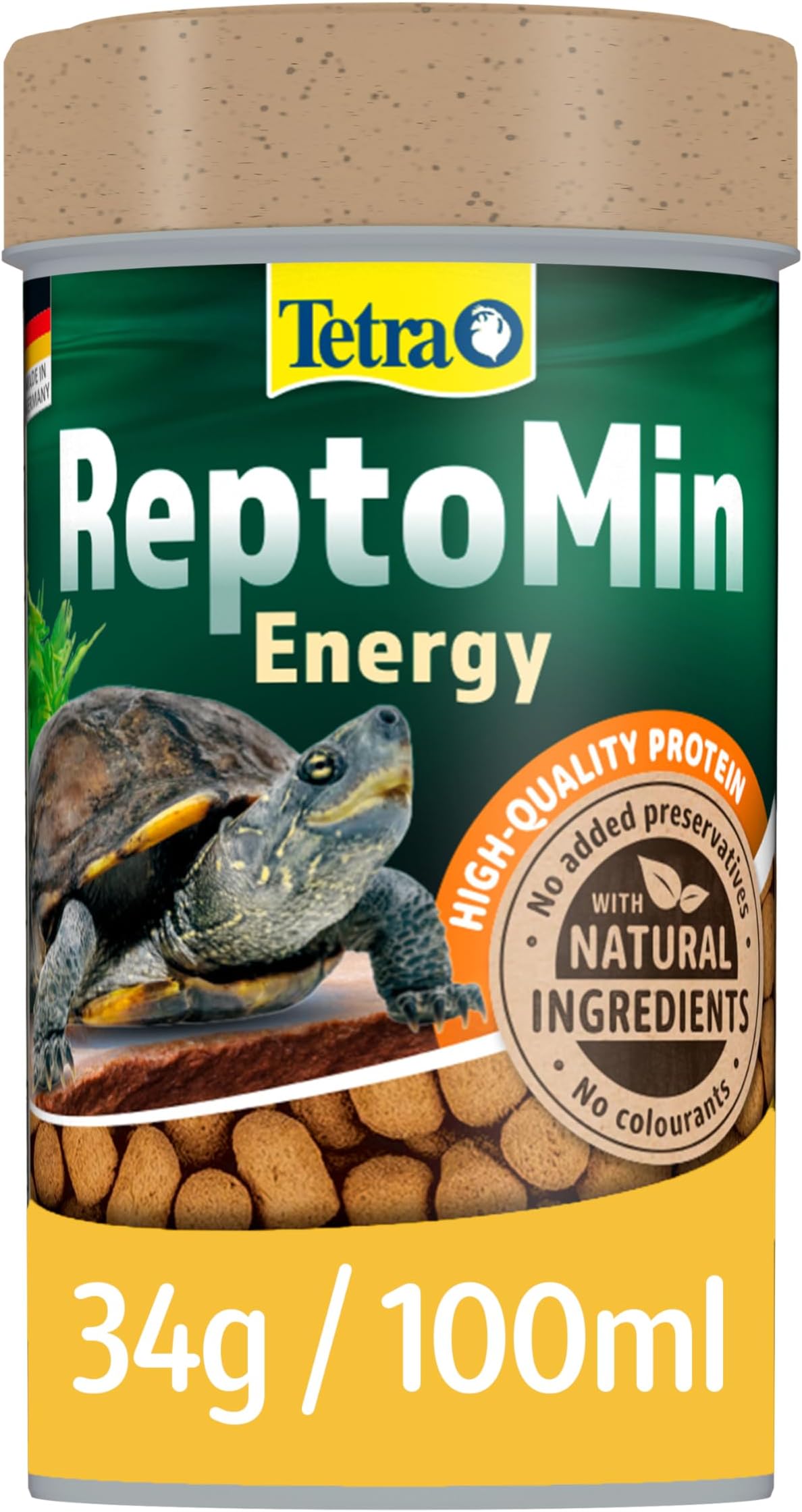 ReptoMin Energy, Complete Turtle Food for All Water Turtles, 100 ml