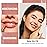 Oulac Moisturizing Shine Pink Peach Lipstick for Women - 2 in 1 Pink Peach Glossy Tinted Lip Balm, Hydrating Winter Lipstick for Dry Lips,Shine Juicy Finish Vegan 2.2g/0.07oz (G13)