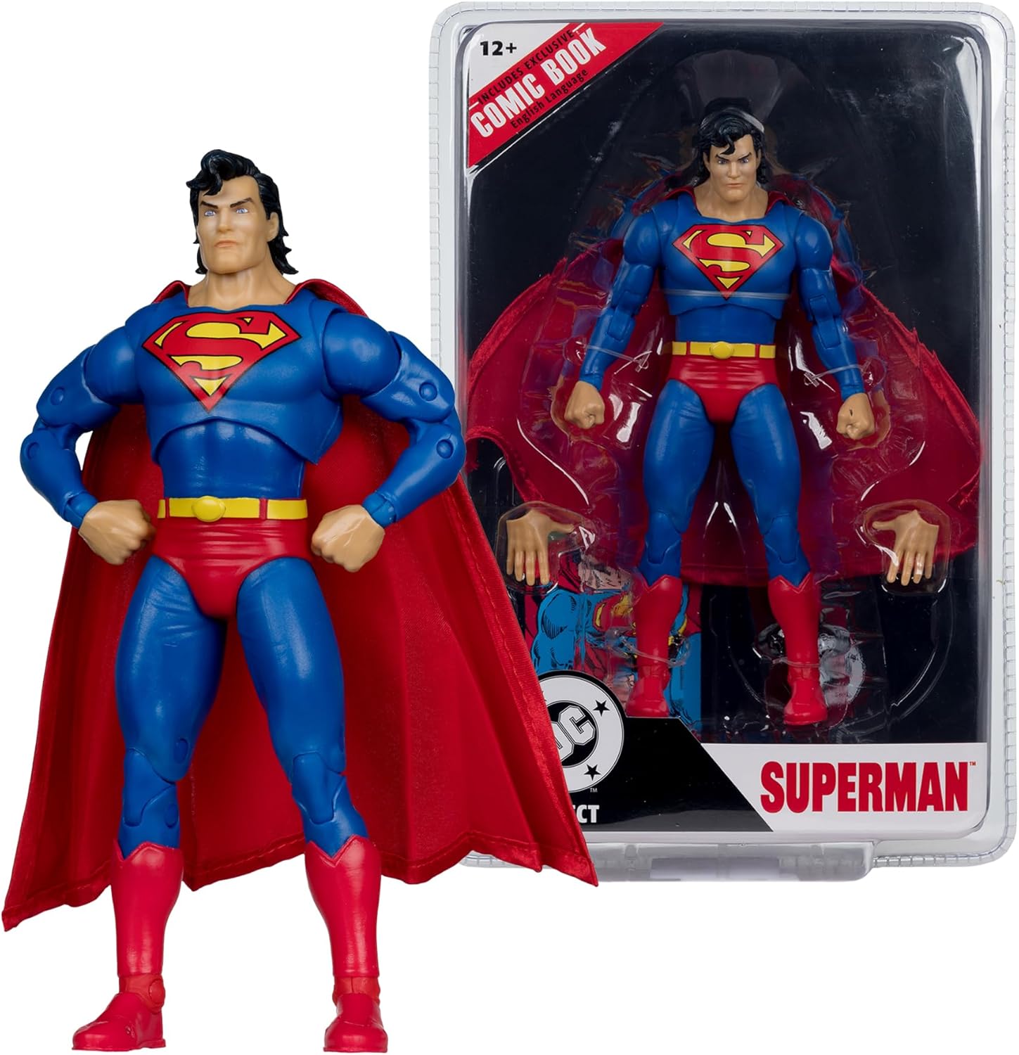 McFarlane Toys- DC Direct Page Punchers Superman (Zero Hour) 7in Action Figure with Comic