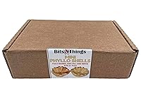 Vista 5 de Bits N Things - Conchas Mini Phyllo (Fillo), totalmente horneadas, 15 conchas por bandeja (3 bandejas)