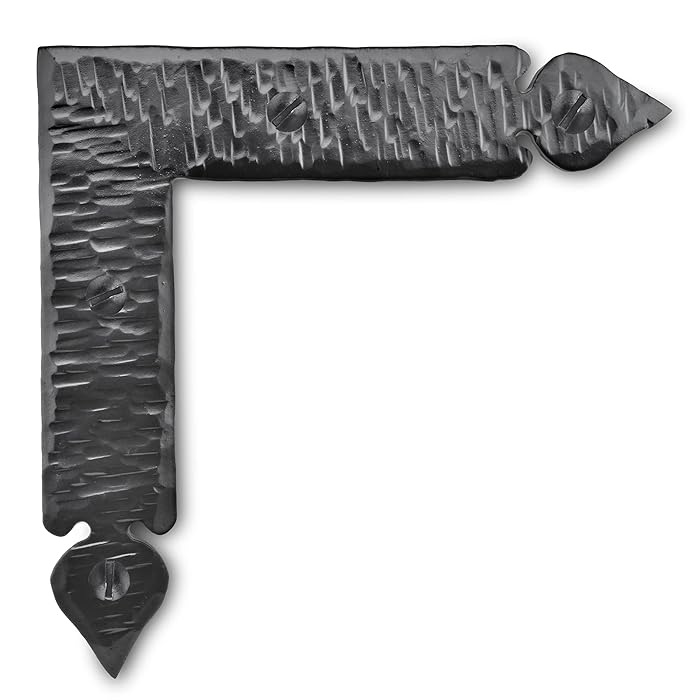 Buy 4 Pack 5 inch Decorative Corner Brackets Black L Bracket Decorative