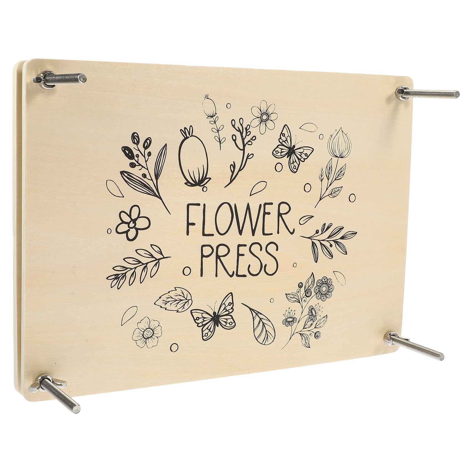 Cabilock Prensa de Flores DIY de Madera para Frutas, Hojas y Pétalos