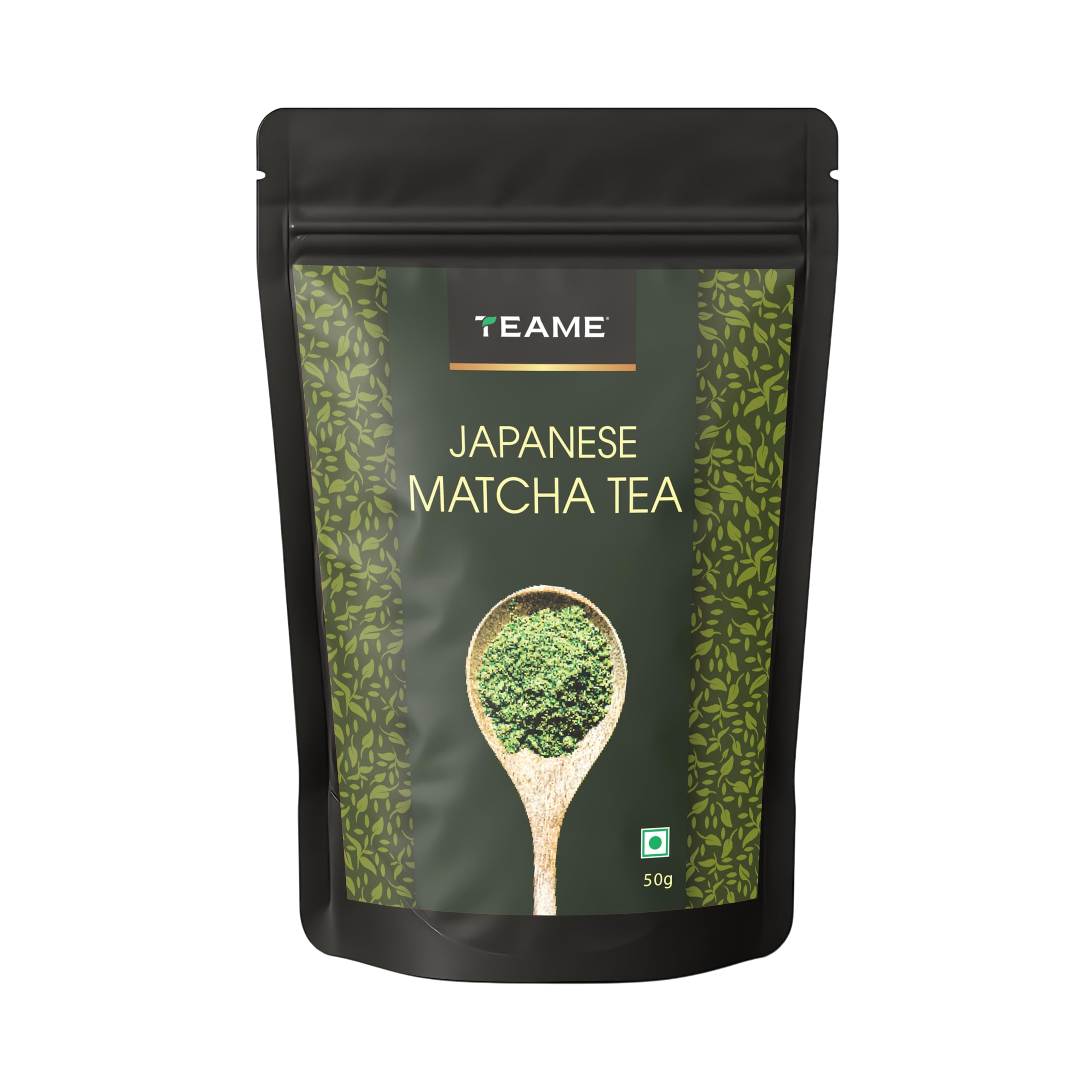 TE-A-ME Matcha Tea Powder | Superfood | 50g - 33 Servings | Matcha | Sourced from Japan, Resealable Pouch, Pure & Authentic, Smooth Taste, For Hot & Cold Drinks, Lattes & Recipes