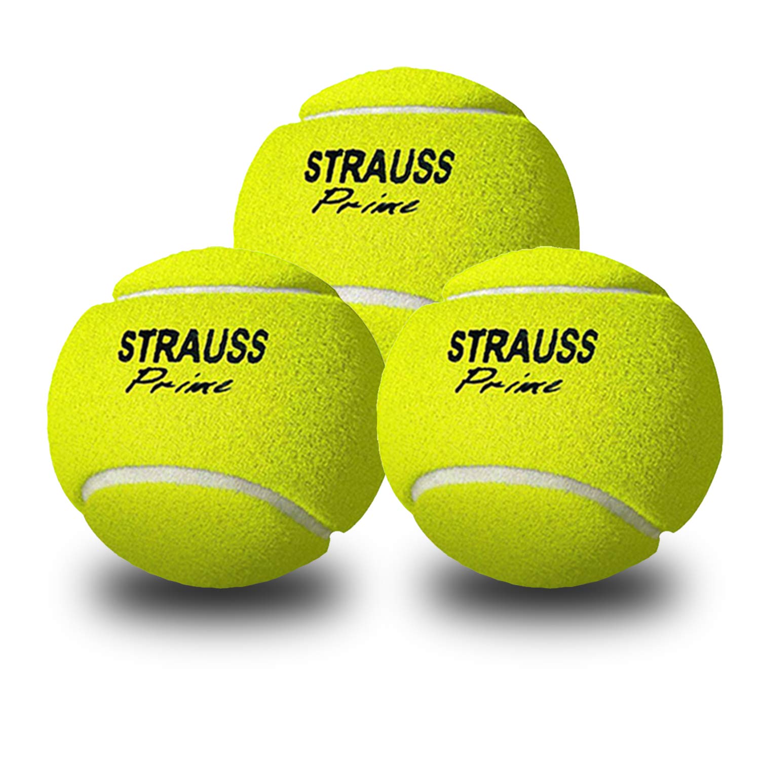 STRAUSS Tennis Cricket Ball|Light Weight Training Balls for Cricket Practice |Soft Tennis Ball for Cricket Enthusiasts |Light Tennis Ball for Cricket Tournament, Street Match,Lawn Cricket| Pack of 3 (B07QK71Z21) Amazon Price History, Amazon Price Tracker