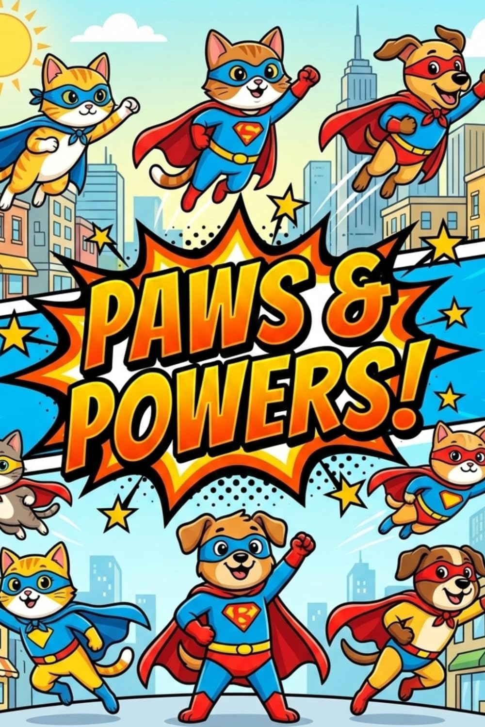 Paws & Powers!: The Create-Your-Own Hero Adventure! (Life Stories & Comic Adventures: A Creative Coloring Series)