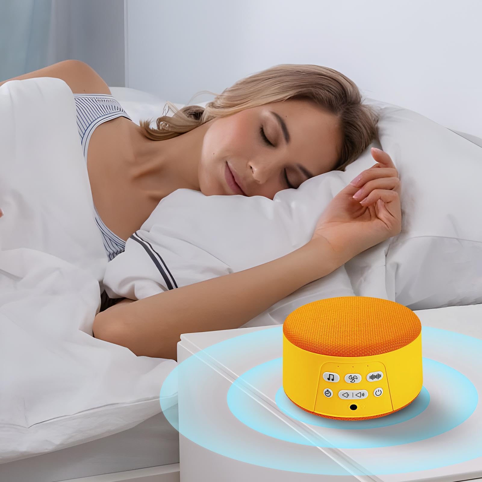 Macchina Del Suono Ricaricabile Rilassante Intelligente Senza | Macchina Del Suono Portatile Adulti Sonno per Relax Lavoro Casa Viaggio