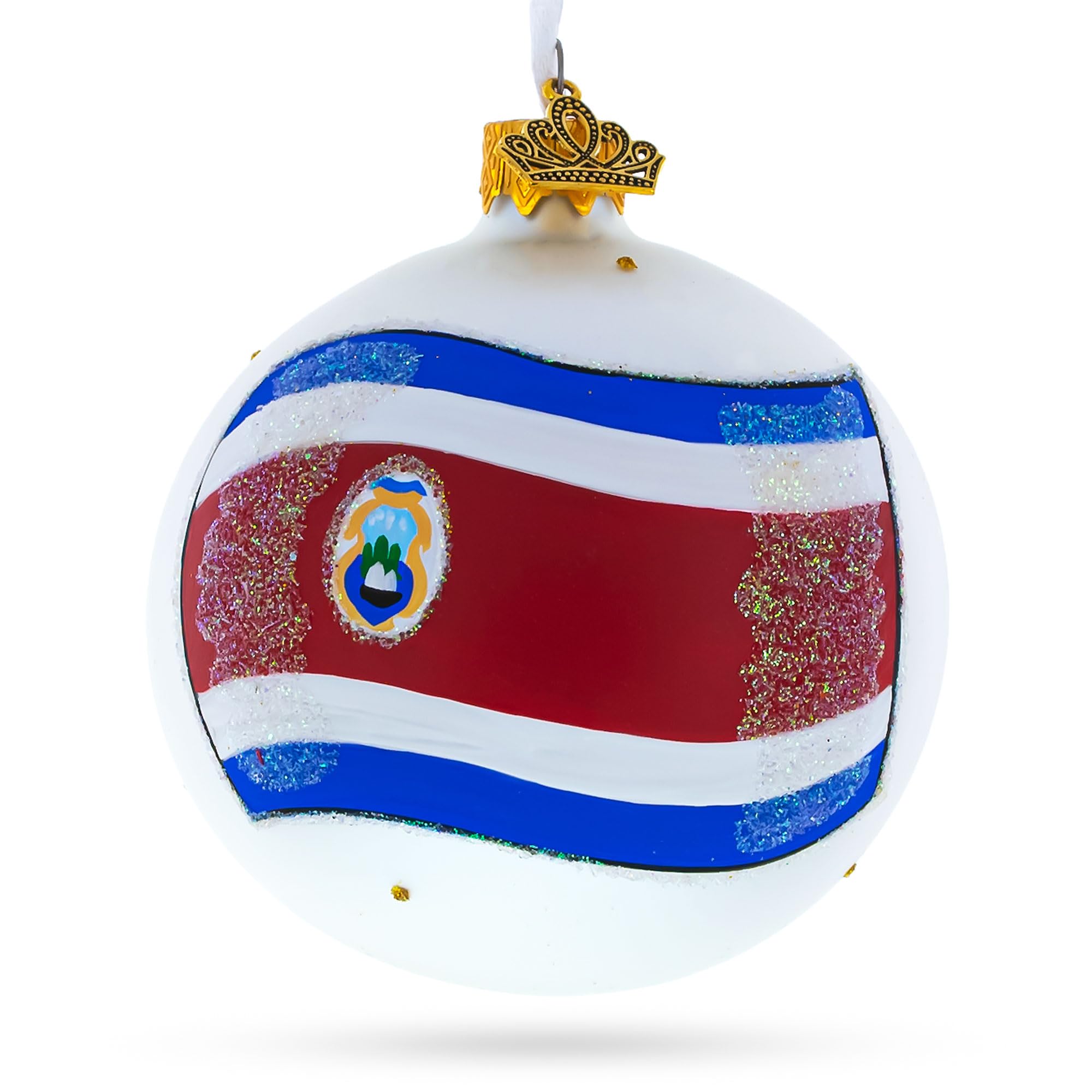 Décoration de Noël drapeau Costa Rica pour une ambiance de fête voyage