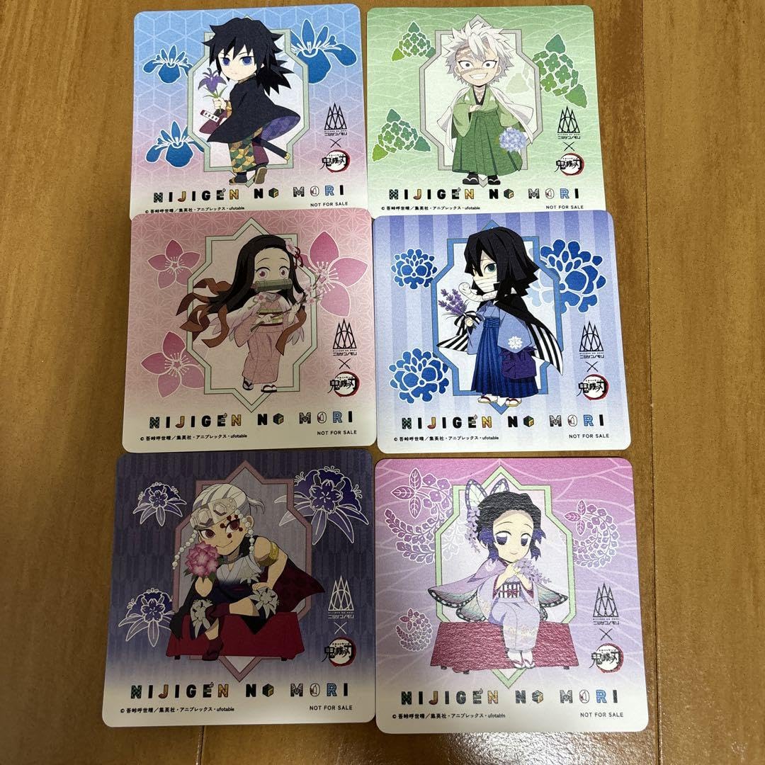 バラ売り⭕️】ニジゲンノモリ×『鬼滅の刃』 吸水コースター セット