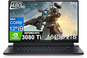 Alienware x17 R2 Gaming Laptop (FHD, i9, 64GB RAM, 2TB SSD, RTX 3080 Ti)