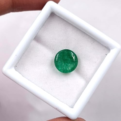 Miniatura 3 de Esmeralda colombiana de 6.15 quilates tratada natural certificada piedra preciosa suelta facetada piedra preciosa esmeralda piedra natal esmeralda