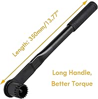 Vista 2 de Bicicleta BikeHand – Cónica interna, Octalink, ISIS Splined – Compatible con herramienta de extracción de soporte inferior Shimano – Mango largo