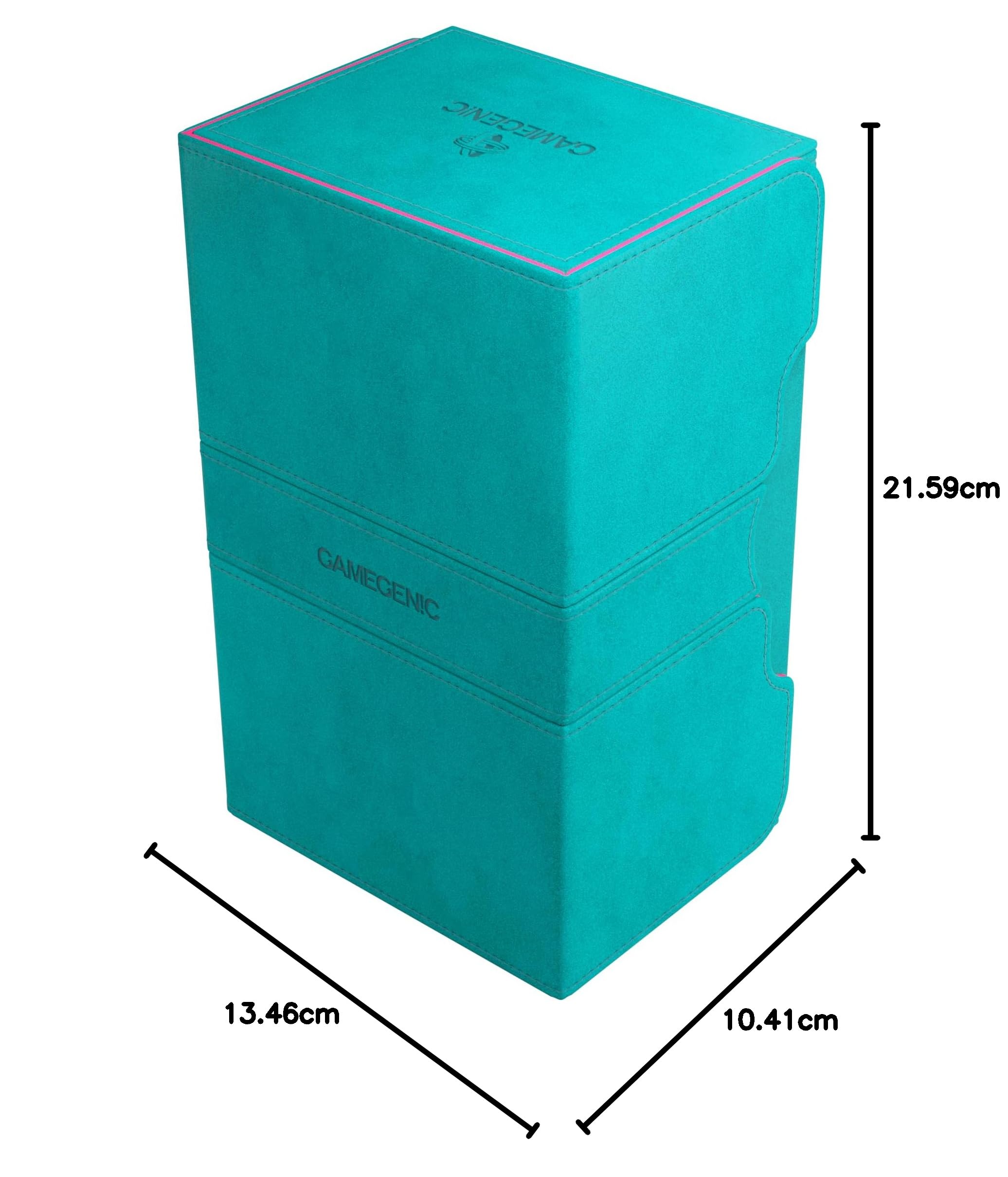 Gamegenic, Stronghold 200+ XL - Exclusive LINE Teal/Pink, do 200 kart z podwójnymi rękawami, kolor: turkusowy/różowy