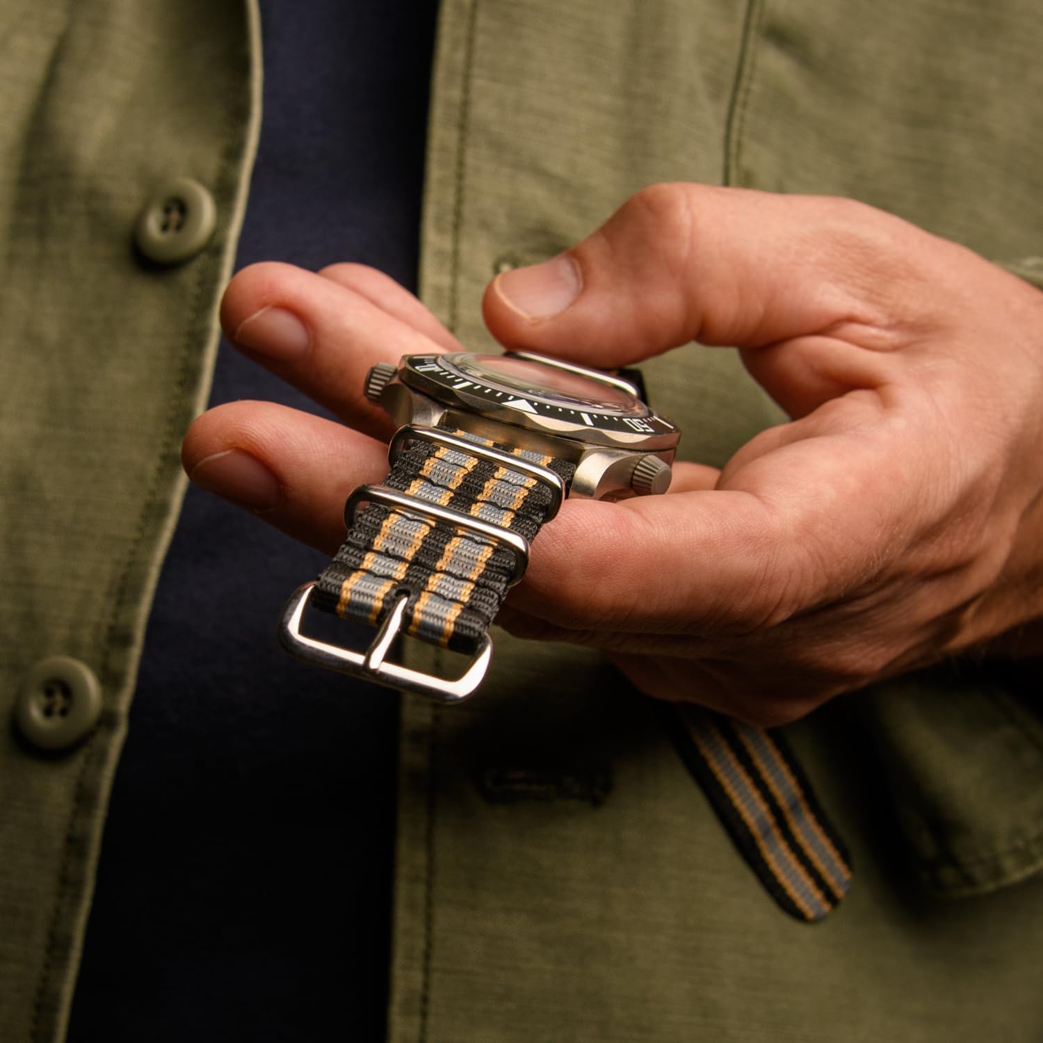 Archer Watch Straps - Classic Military Style Nylon Watch Bands