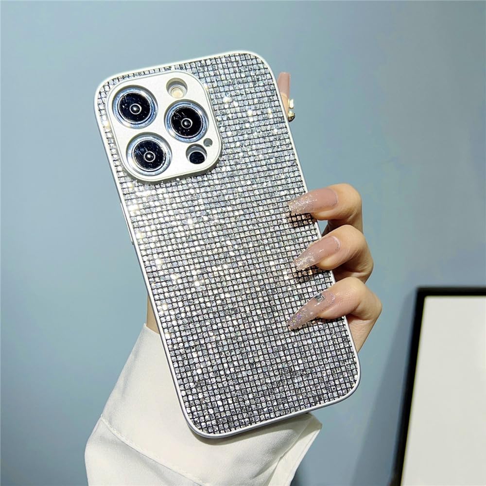Coque souple iPhone 14 Pro Max paillettes scintillantes protection diamant caméra - 7
