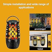 Vista 5 de Altavoces al Aire Libre, Altavoz de Llama LED Colorido, Altavoces al Aire Libre Bluetooth Impermeables Inalámbricos, Bluetooth 5.3, Sonido Estéreo