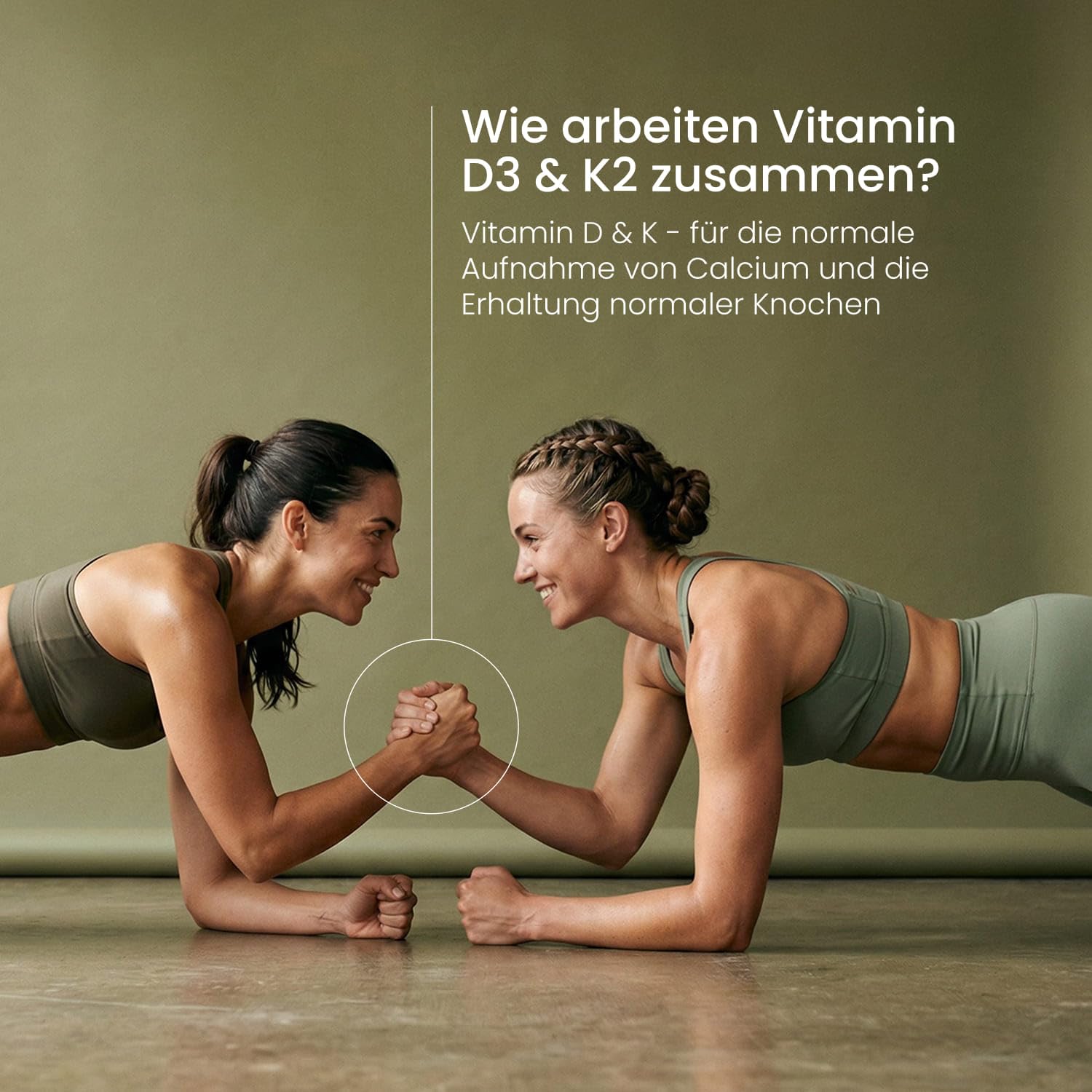 Nature Heart Vitamin D3 K2 Tropfen hochdosiert 50ml – 1.000 I.E. D3 pro Tropfen mit K2 MK7 in MCT-Öl aus Kokos – für Knochen, Zähne, Muskeln & Immunsystem – ohne unerwünschte Zusatzstoffe