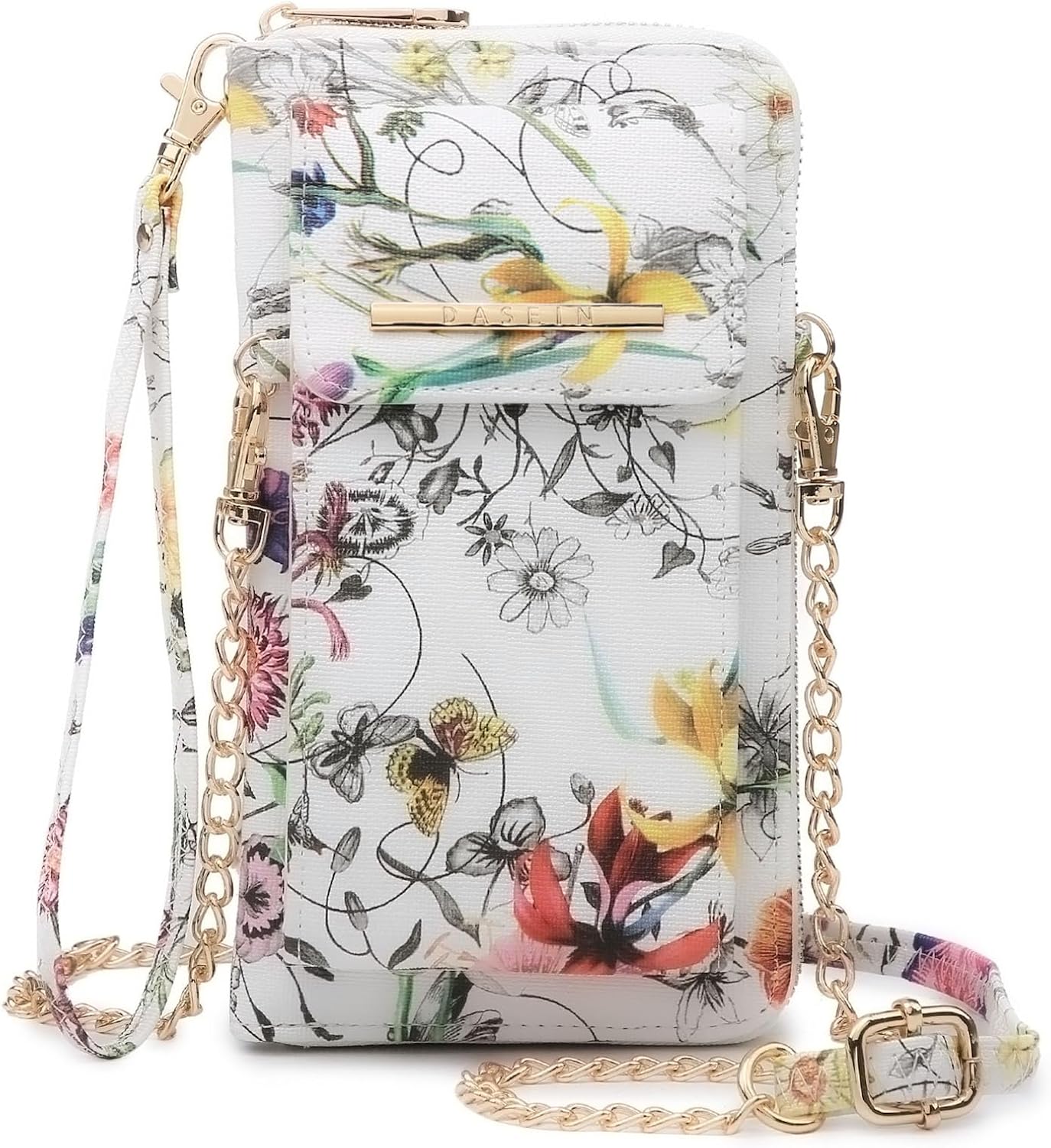 Dasein Women Small Crossbody Bag Lightweight Shoulder Purses Multi Zipper P Dasein Women Tassel Zipper Pocket Crossbody Bag Shoulder Purse