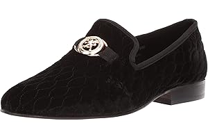 Men's Valet Loafer Velvet Black Slip-On Shoes