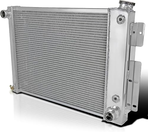 Spec-D Tuning Radiador de enfriamiento de aluminio de 3 núcleos/filas compatible con Chevy Camaro 1967-1969