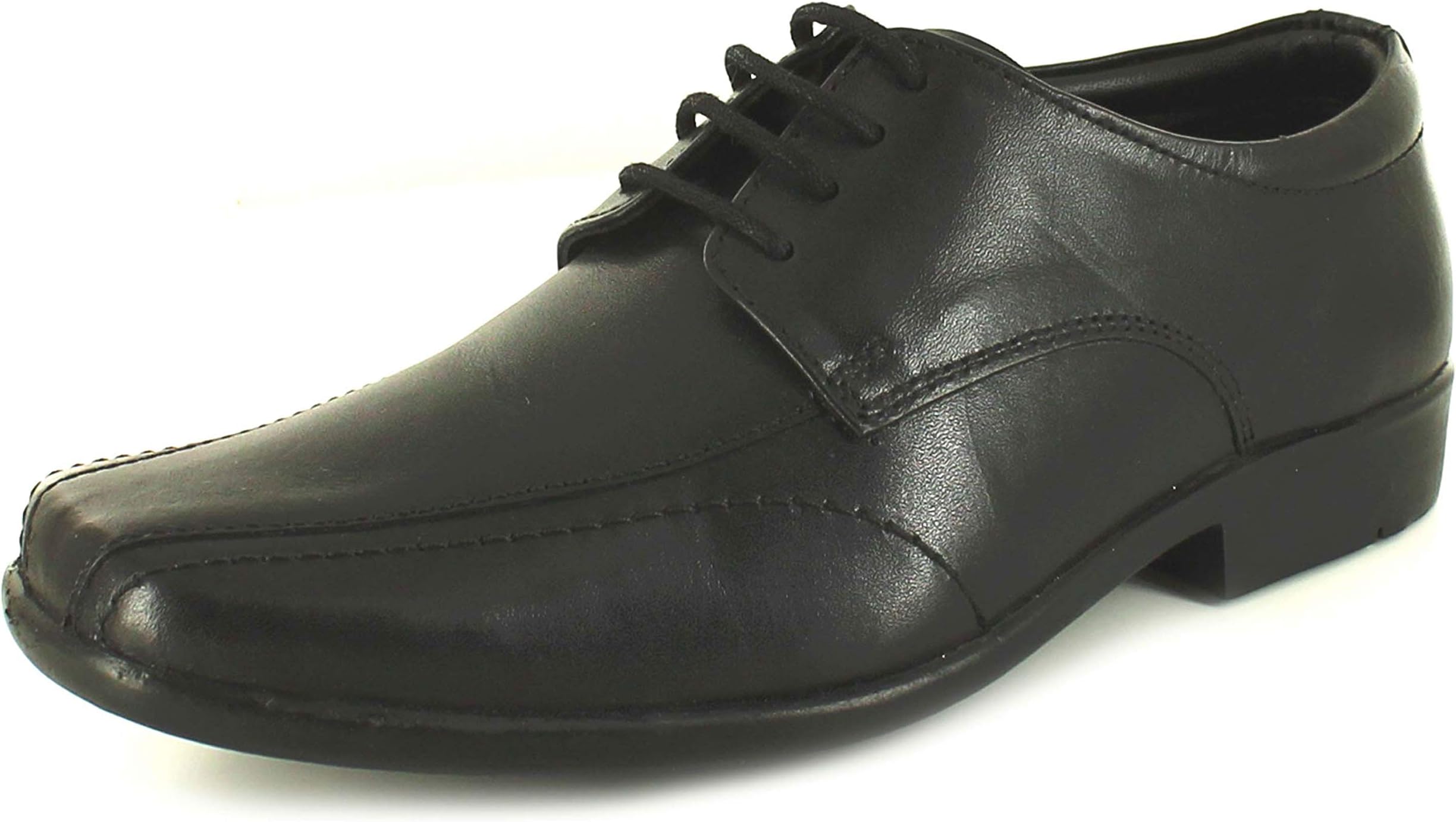 Jon Men's Leather Formal Shoes Black