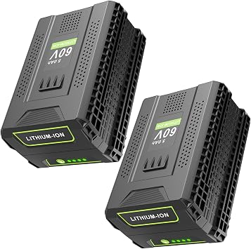 PENGJBATTER 2 Packs 60V 5.0Ah Battery Compatible for Greenworks 60V Battery LB604, 2908502, LB6042, LB60A00, LB60A01, LB60A02, Compatible with Greenworks 60 Volt Power Tools PS60L211 PH60L210