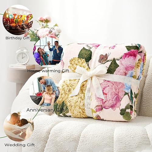 Miniatura 7 de Manta de guitarra acústica vintage, regalos para niños, mujeres, niñas adultas, notas musicales, mantas retro, suaves y cómodas para el hogar, sofá,