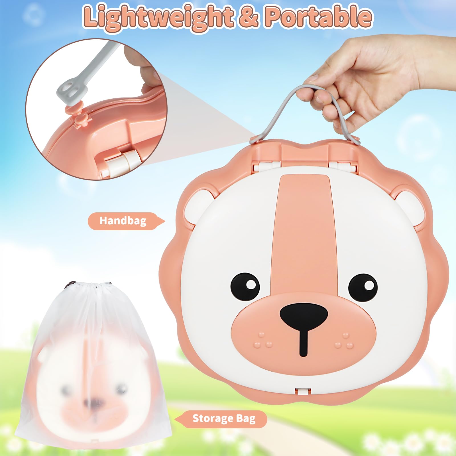Yeelua Baby Potty Training Toilet Seat with Potty Bags - Image 3