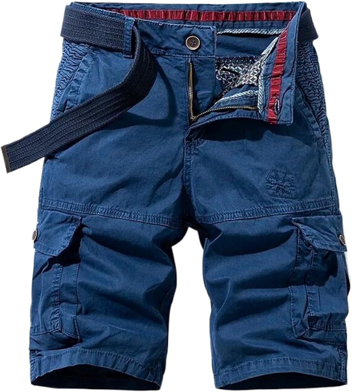 Spring Men Cotton Cargo Shorts Summer Casual Beach Pants Loose Short Men