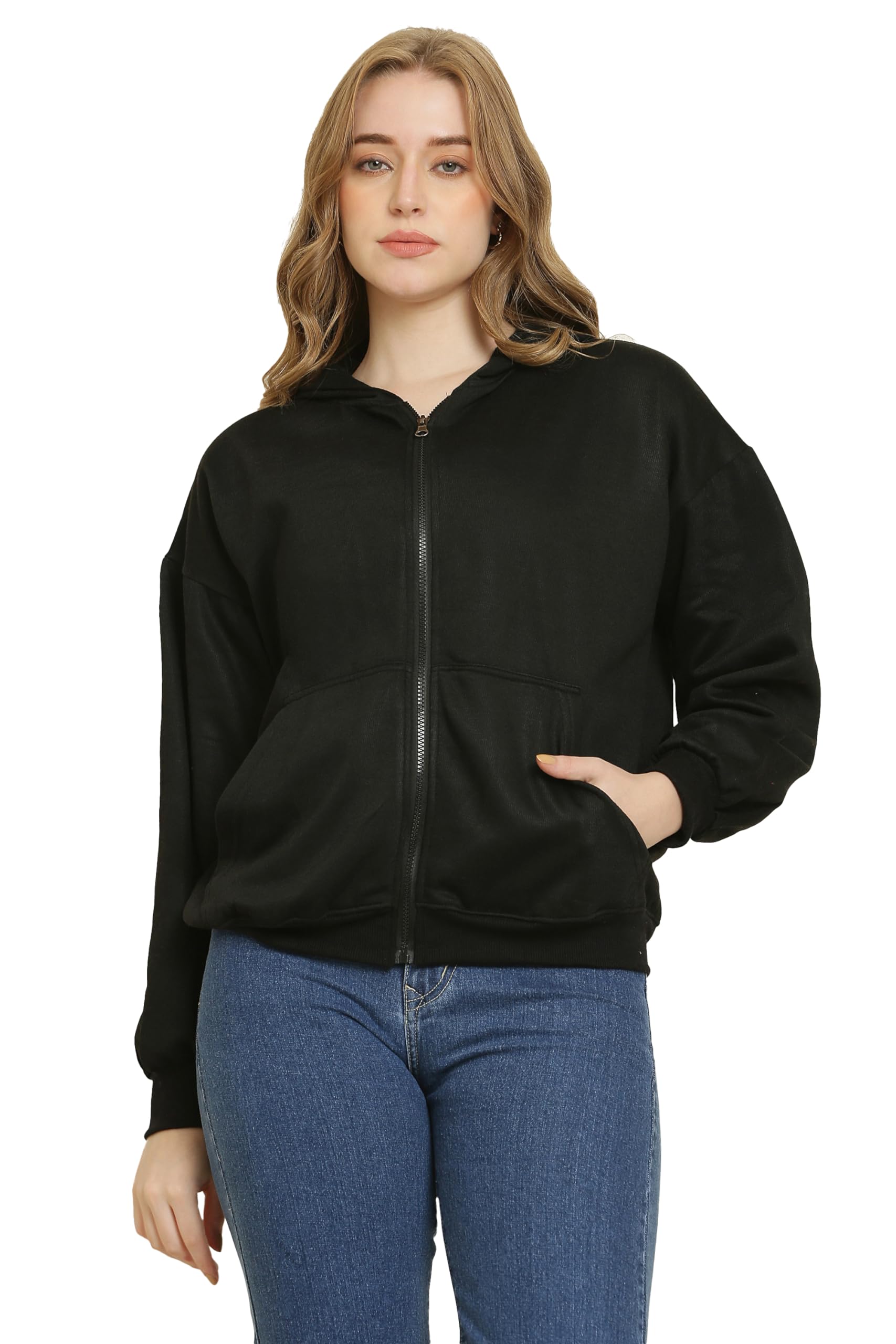CANIDAE Women Fleece Warm Zipper Hoodies Jackets for Winters || Small to 12XL || Regular & Plus Size-picture-49