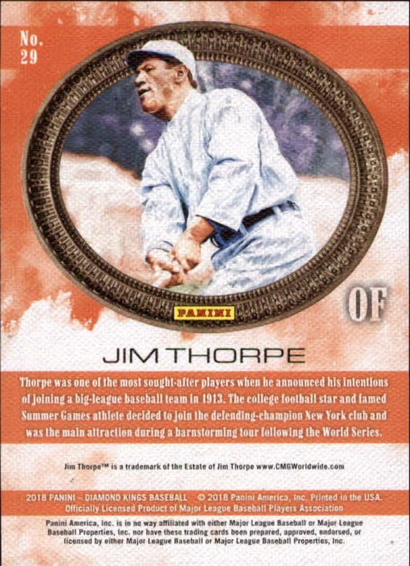 2018 Panini Diamond Kings #29 Jim Thorpe NY Giants MLB Baseball Card NM-MT