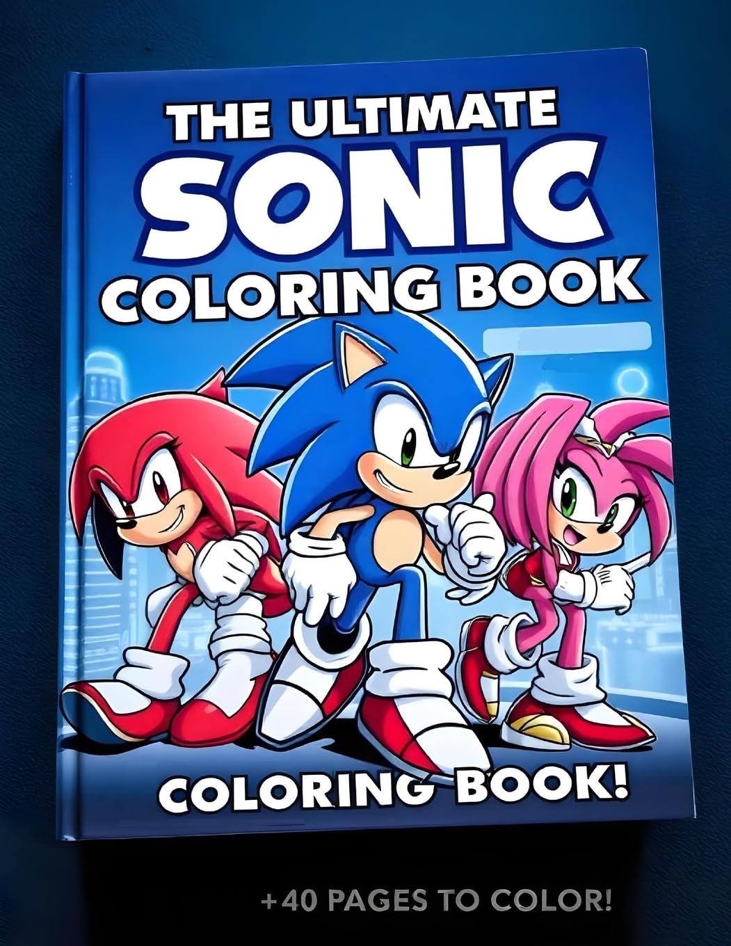 Sonic the Hedgehog Official Coloring Book - Perfect for Kids and Fans ...