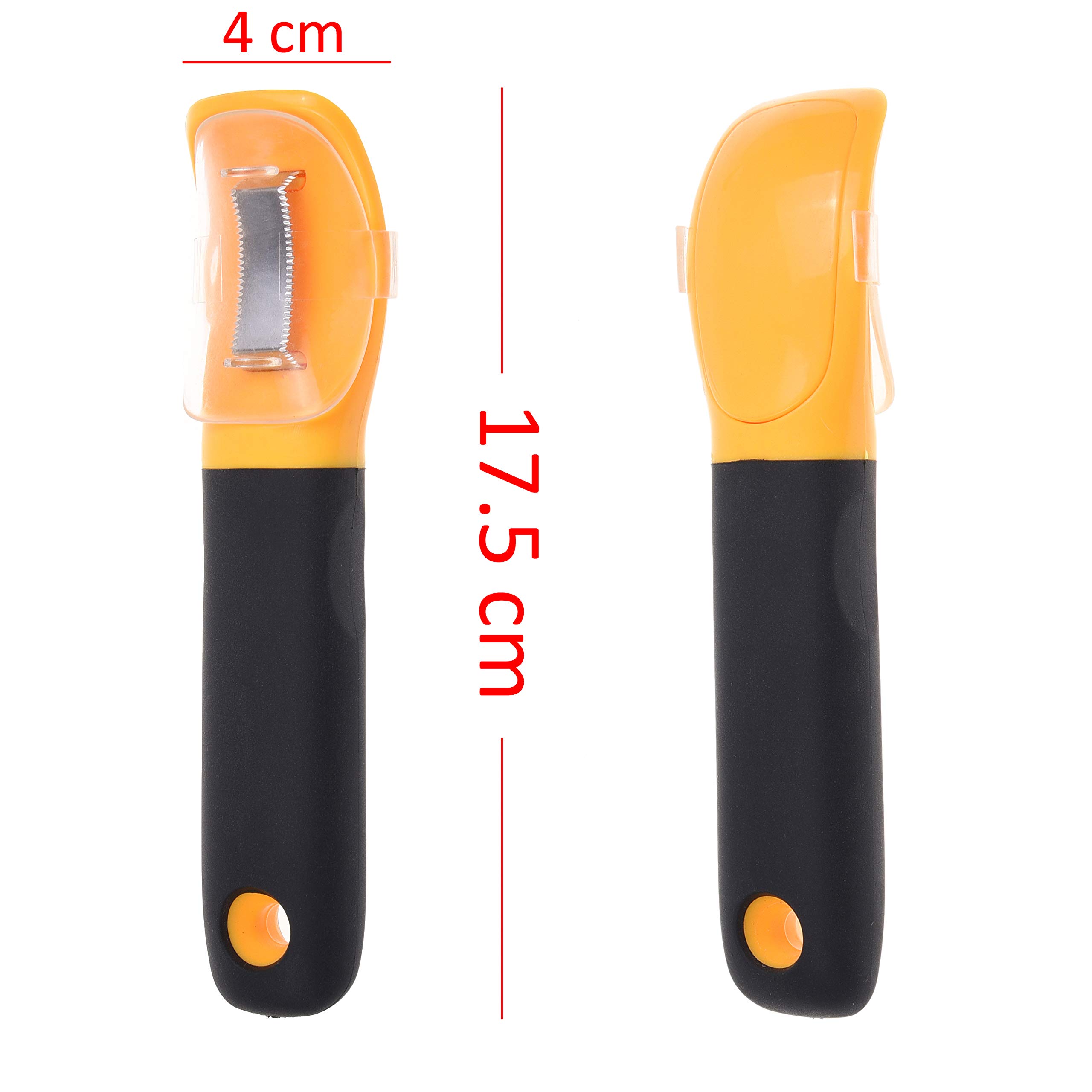 Kare & Kind 1x Handheld Corn Peeler, Corn Kernel Remover with Serrated Vertical Blade, Non-Slip Grip Handle - Image 2