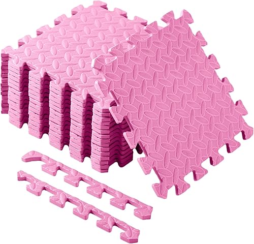 Shihanee 16 unidades de azulejos de espuma para bebé de 11.81 x 11.81 pulgadas, tapetes de espuma a granel con bordes entrelazados para niños,