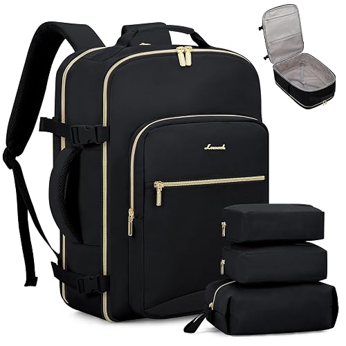 LOVEVOOK 40L Travel Backpack with 3 Cubes