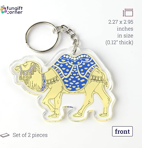 Miniatura 3 de Llaveros Feng Shui con amuleto de camello de flujo de efectivo, símbolo de Feng Shui para riqueza y suerte empresarial, regalo de Feng Shui,