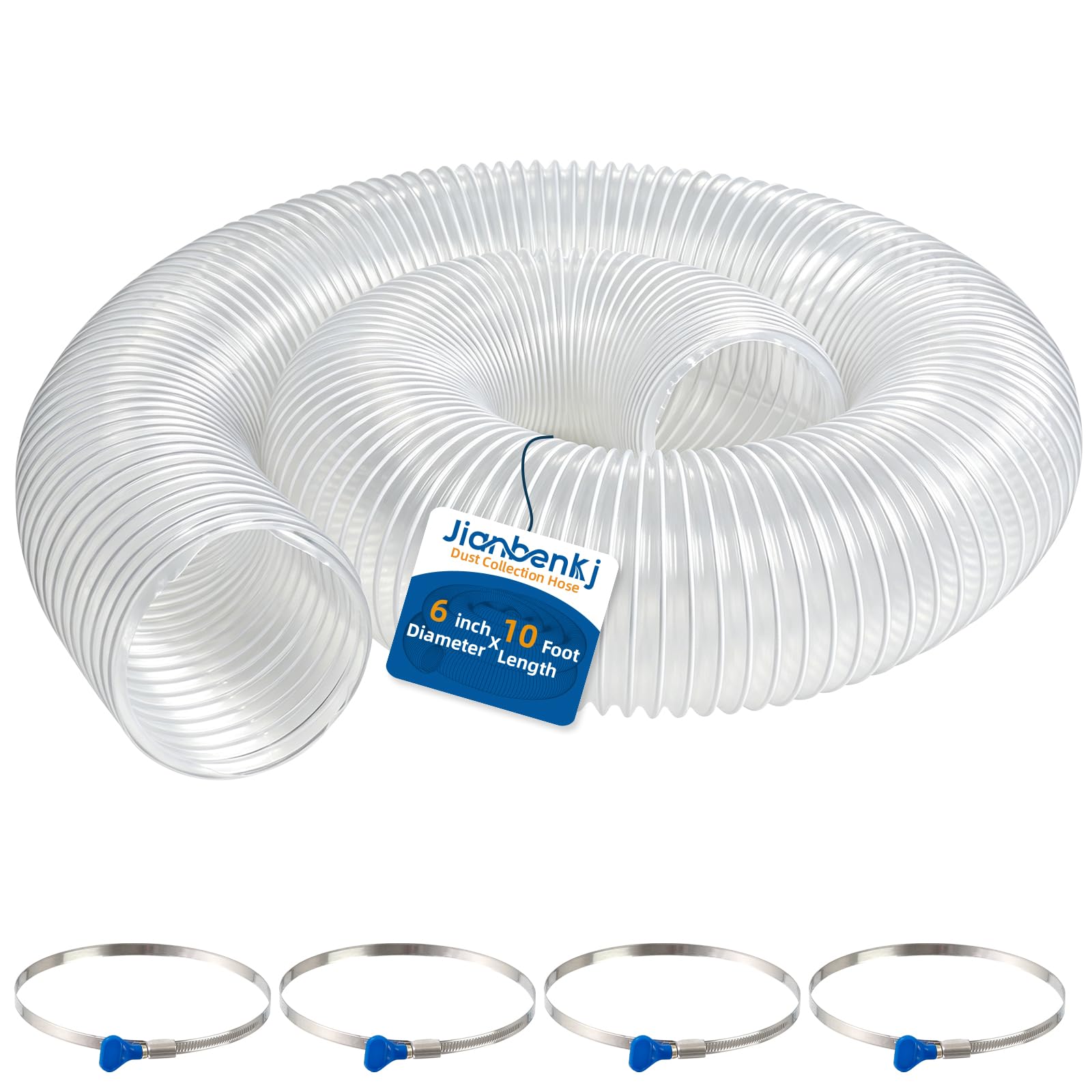 JIANBENKJ 6 inch clear dust collection hose