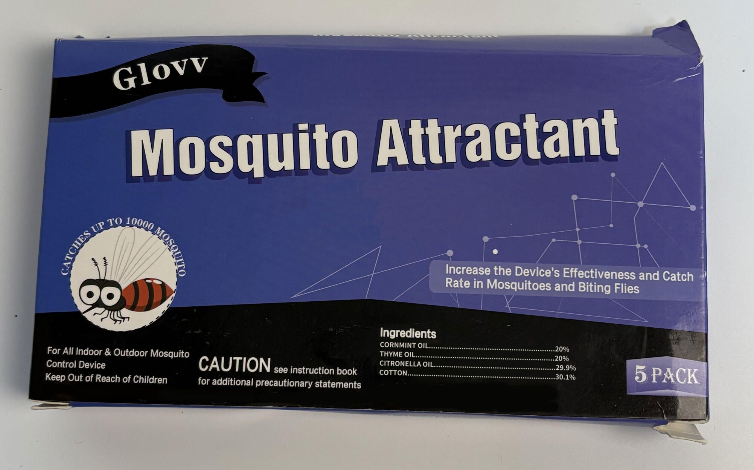 8 Pack Mosquito Attractant Bait Refill, Mosquito Bait Octenol Lure for Bug Zapper & Fly Traps, Compatible with All Flying Insect Mosquitoes Trap