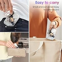 Vista 6 de Estuche portátil de hilo dental, fácil de almacenar púas de hilo dental de varios tamaños, dispensador de hilo dental portátil es perfecto