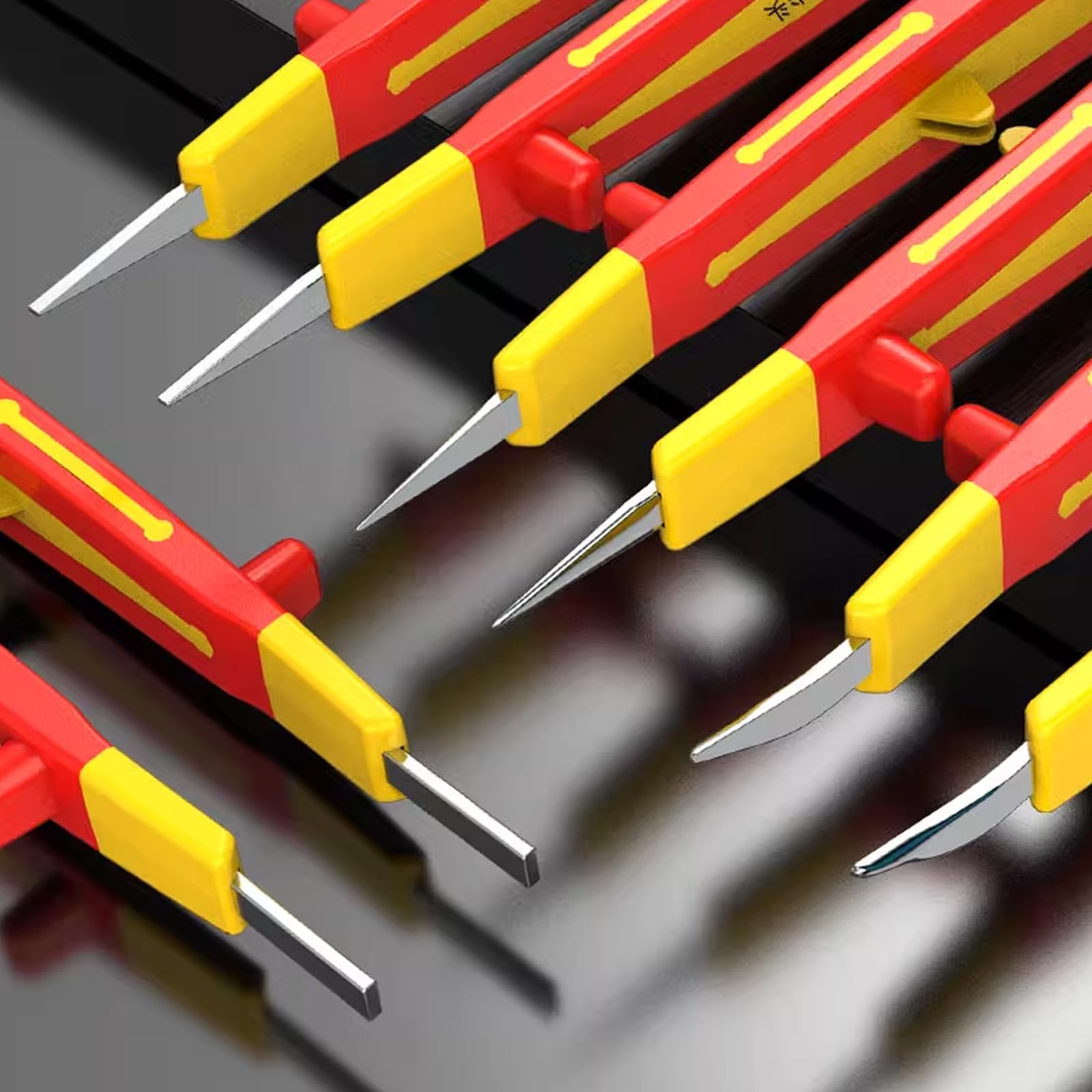 Pinzette isolate professionali resistenti al calore per lavori elettrici Oggetti di grandi dimensioni efficienti in vari ambienti