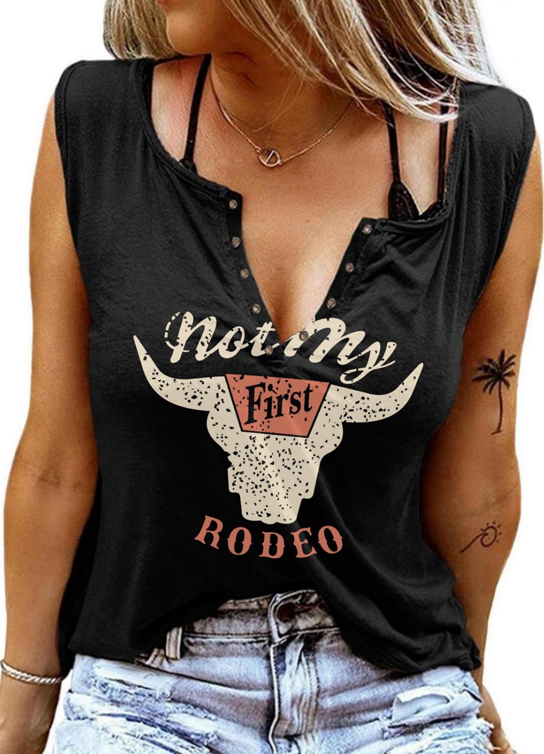 Sponsored Ad – Smooth As Tennessee Tank Top Sweet As Strawberry Shirt Ring Hole Sleeveless Sexy V Neck Womens Retro Country Music Tops