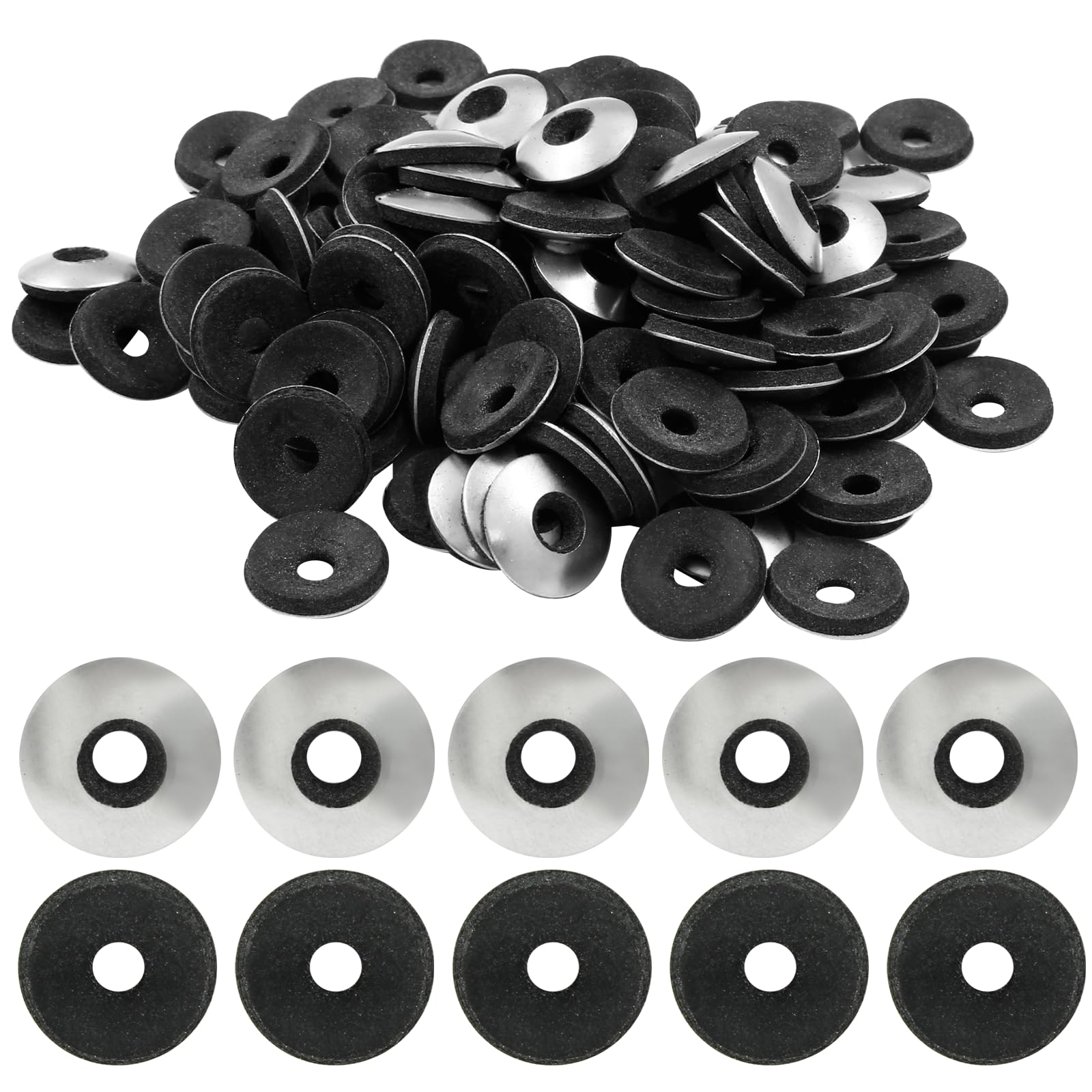 60 Stainless Steel Neoprene Washers - M6.3 -7 60 Stainless Steel Neoprene Washers - M6.3 -7