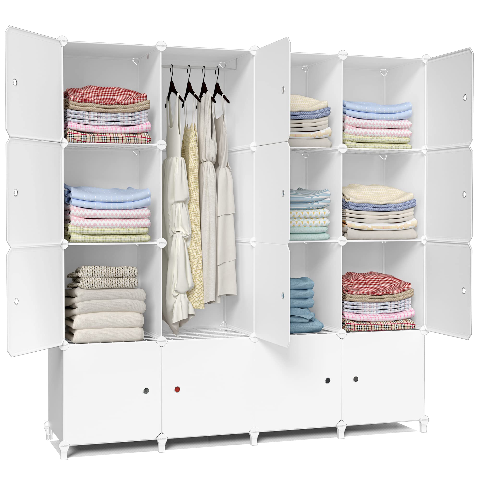 Buy HOMIDEC Cube Storage Organizer, Heavy Duty Portable Closet Wardrobe