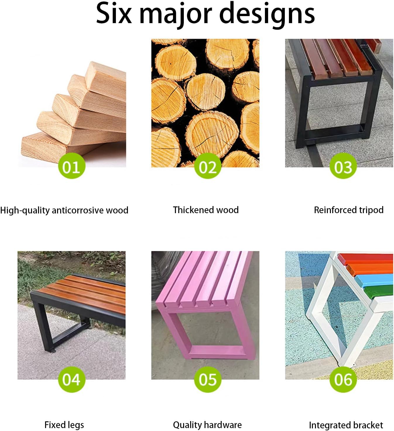 Terrace Bench Outdoor Bench Garden Bench Backless Garden Bench Weather Resistant Balcony Bench Garden Bench Metal Park Bench Easy to Assemble Ideal for Apartment Balconies Schools