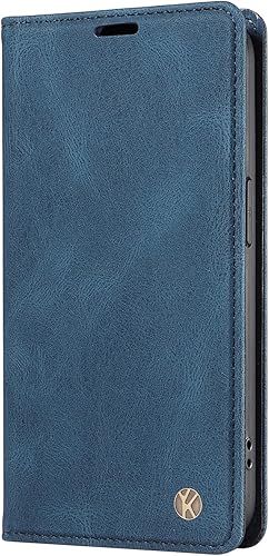 Miniatura 5 de Funda compatible con Xiaomi Poco X3 GT 5G, compatible con Redmi Note 10 Pro (China) 5G de piel sintética, ranura para tarjetas, cierre magnético,