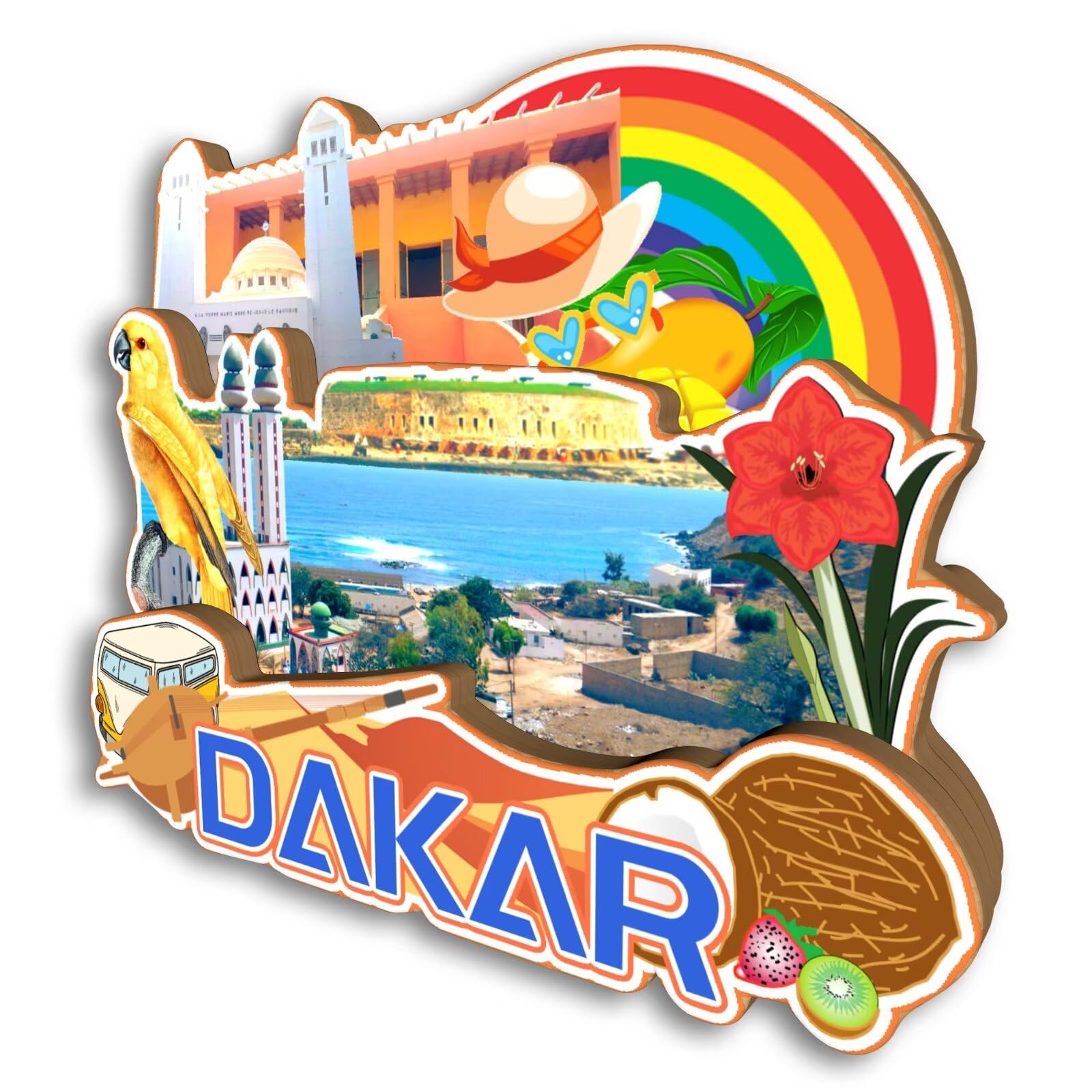 Calamita Da Frigorifero Varadero Cuba – Souvenir Di Viaggio 3D In MDF, 7,6-10,2 Cm, Decorazione Casa