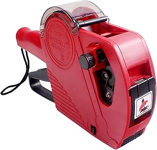 MX-5500EOS Handheld 8 Digits Price Labeller Label Maker Pricing Hine with Label Roll & Ink Roller for Office Supermarket Retail Shop Grocery Store