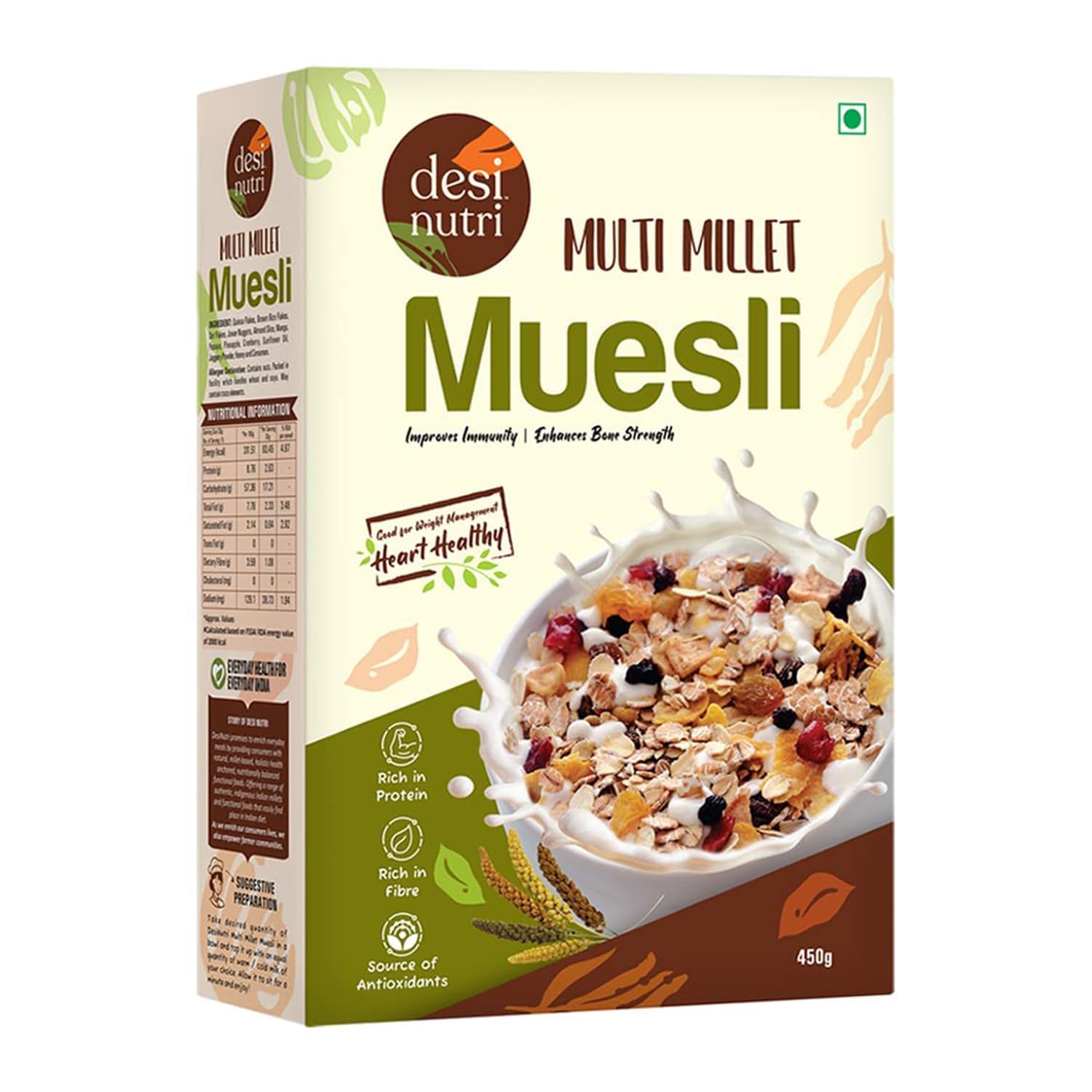 Desi Nutri Multi Millet Health Muesli Ready to Eat Health Muesli