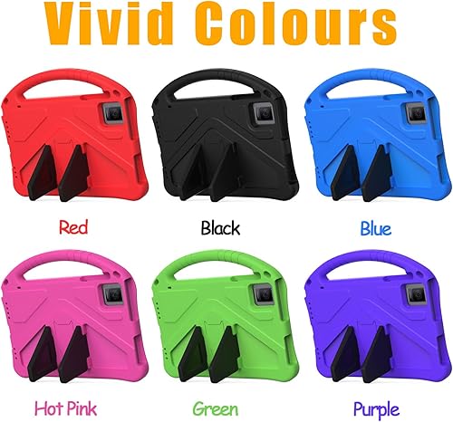 Miniatura 5 de Tading Funda para tableta Revvl Tab 0.18 oz, funda protectora de espuma EVA para niños, cubierta protectora de mango para T-Mobile REVVL Tab 5G