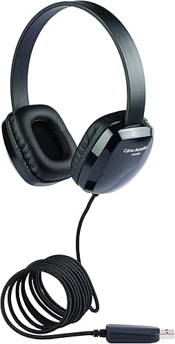 Miniatura 6 de Cyber Acoustics Auriculares estéreo USB para PC y otros dispositivos USB en la oficina, el aula o el hogar (ACM-6005C)
