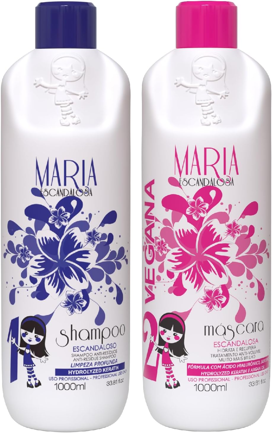 Maria Escandalosa Progressive Brush Kit Perfect and Long Lasting 2x1L/2x1000ml